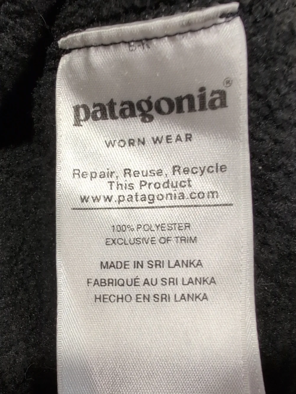 Patagonia Black Full-Zip Fleece Better Sweater Vest